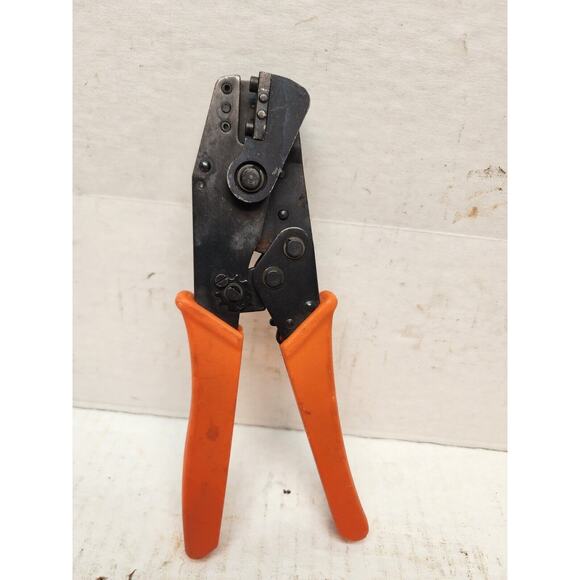 Rare hard to find Thomas & Betts Shure Stake ratchet Manual Crimp Tool - Picture 5 of 7